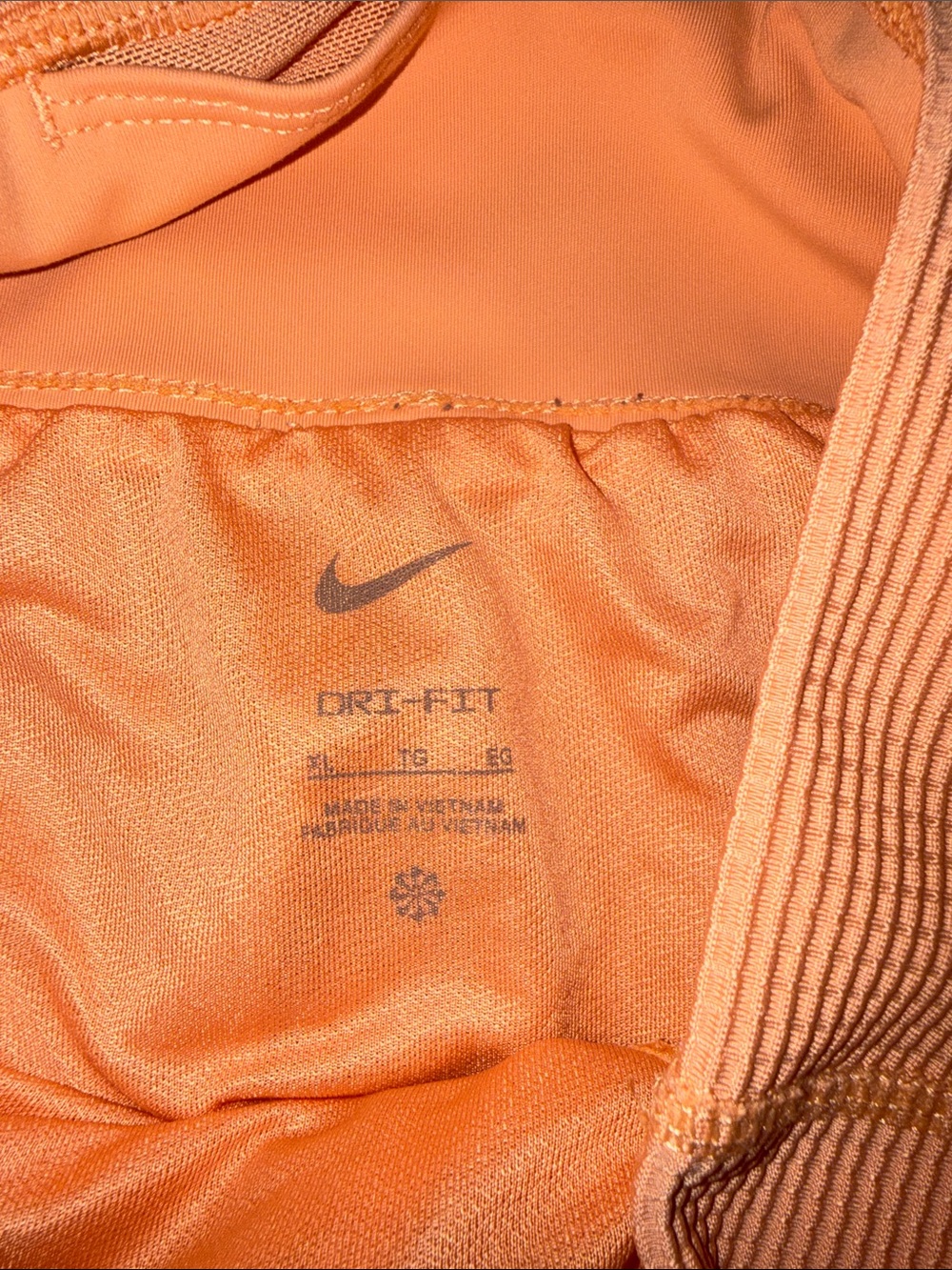 Nike Women's Peach Performance Running Shorts - Light Peach - Picture 2 of 6